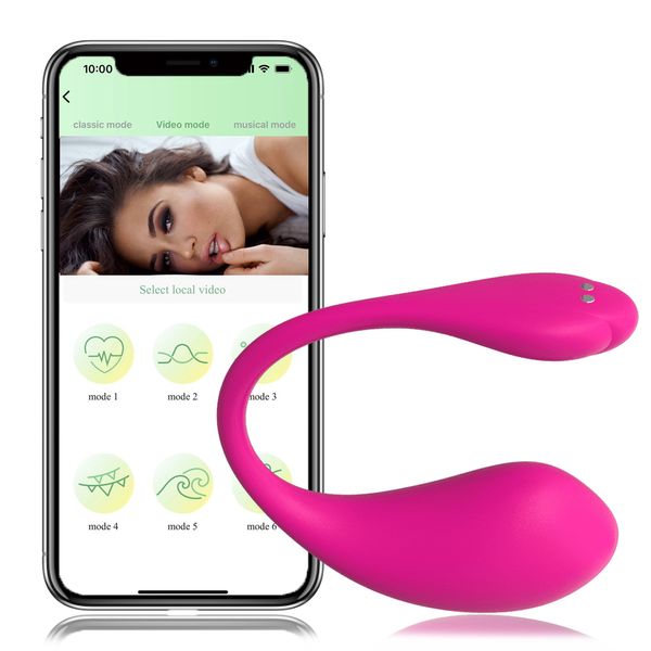 App de controle de longa distância Bolas de vagina vibrador Bluetooth vestível para mulheres vibradores de ponto g vibradores sexy ovos vibratórios