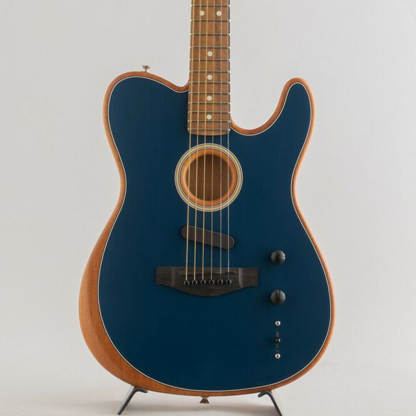 

american acoustasonic tele/steel blue electric guitar