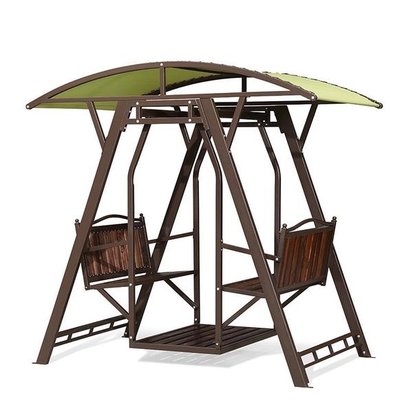 

camp furniture iron swing multi person garden outdoor yard park rocking chair children's hanging