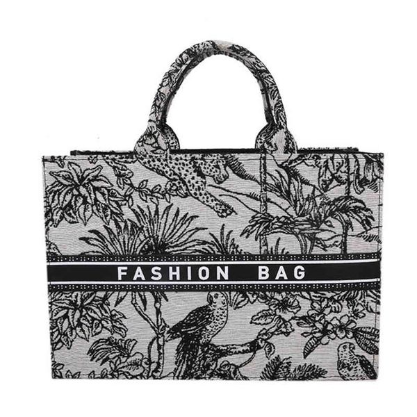 

spring and summer new fashion red large capacity embroidery shopping women's hand tote design purses online