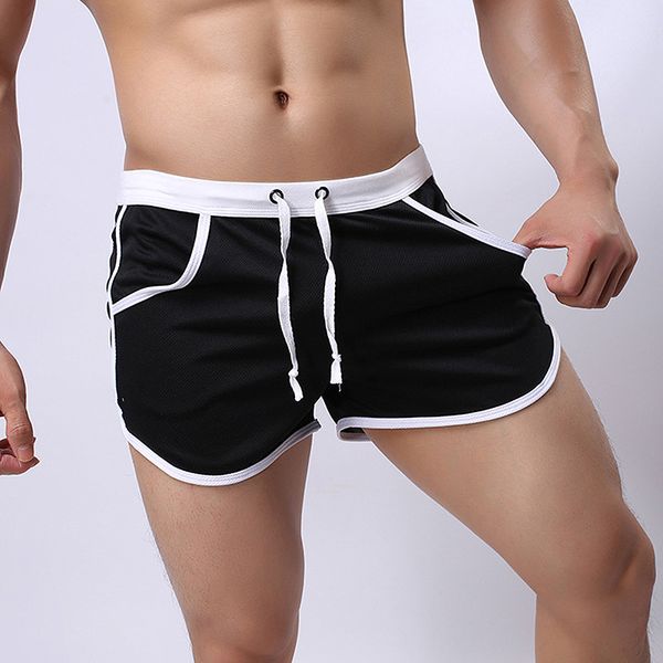 

men s beach short trunks summer casual shorts mens quick dry clothing holiday black for male 220615, White;black