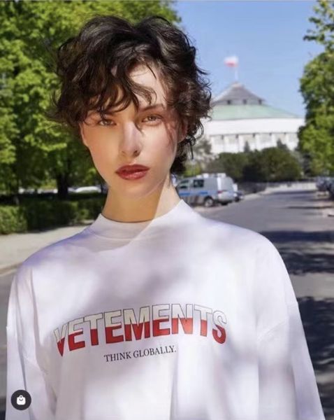 

men's t-shirts designer correct version of witt meng's new polish flag meichao vtm series round neck men's and women's, White;black