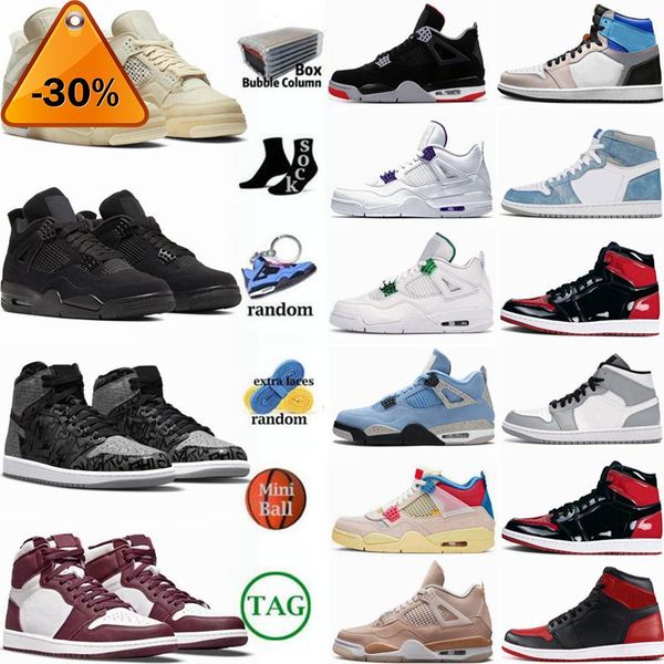 

university blue black cat 4 4s mens basketball shoes fire red sail white oreo pure money rebellionaire hyper royal 1 1s high og dark mocha
