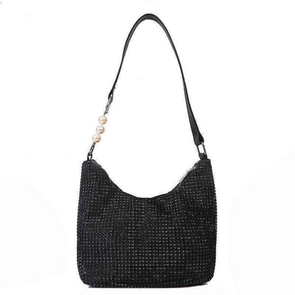 

evening bags new diamond studded handmade designer clutch bag shoulder rhinestone purses ladies handbags women clutches casual 220627