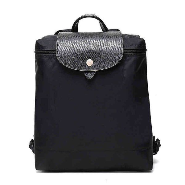 2024 Longchaam Backpack borsette per la borsa di vendita al dettaglio Designer all'ingrosso Designer più alto Color Molo Regolabile Femmina femmina Femmina popolare Daily School University