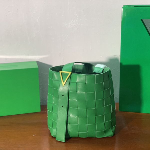 

fashion designer bag handbags woven bucket bags totes shoulder women's crossbody bags soft calfskin large capacity 2022 new