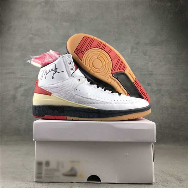 

shoes mens jumpman 2 retro varsity red/white/black shoe sports sneakers color white/varsity red size 39-47.5, White;red