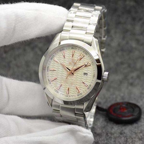 

terra 150m aqua limited dial watch 41mm quartz ocean stainless steel sports sea mens watches, Slivery;brown