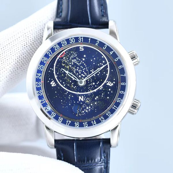 

factory bw 6102 diamond watch 324s automatic mens watches mechanical movement swarovski leather strap waterproof 50m no moissanite, Slivery;brown