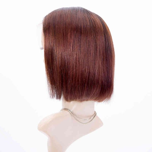 

luxury short hair wig in summer wholale human hair lace front wigs cool styling for white women wigs, Golden;white