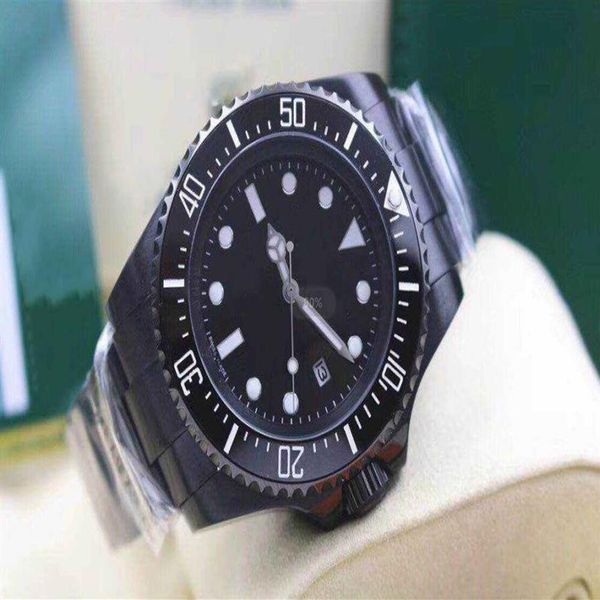 

2018 new style black dial mens watch mens automatic mechanical wristwatch stainless steel 44mm mens watches male dive watches285s, Slivery;brown