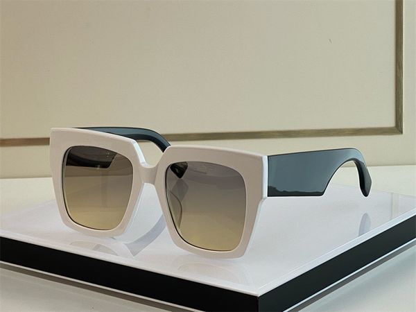 

luxury brand design large frame plate fashion classic sun sunglasses for men and women summer leisure uv protection, White;black