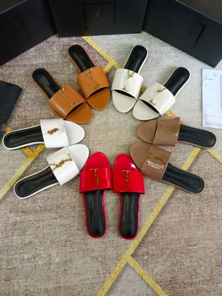 

2021 luxuries designer men's women's slippers sandals shoes slide summer fashion wide flat flip flops with box size 35-42, Black