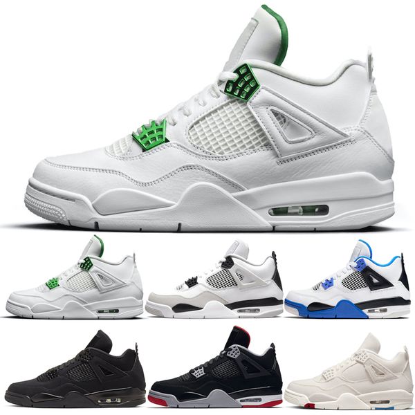 

jumpman 4s men basketball shoes military black thunder court purple university blue pine green pure money white oreo outdoor trainers sneake