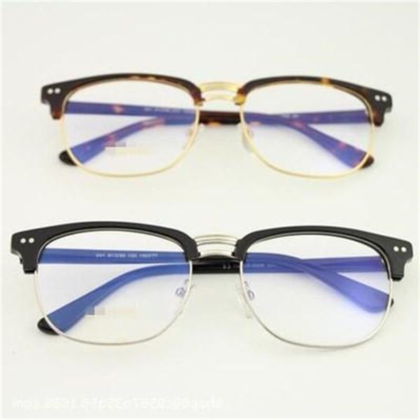 

50% discount for factory direct salesdouble myopic men's simple half frame tf5291, White;black
