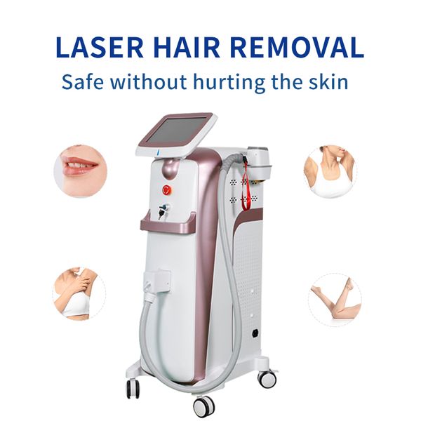 

laser 808nm diode laser hair removal machine for all skin color, Black