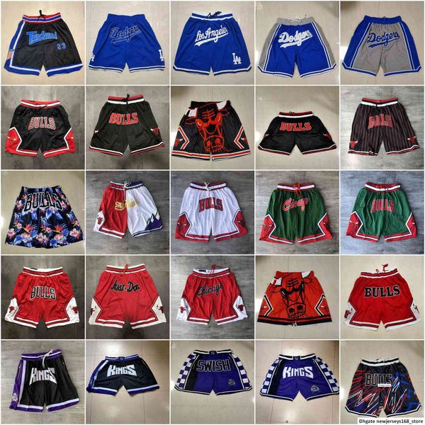 2021 Just Don Team Basketball Shorts Men Yin Yang Versão Chinesa Vestir calça esportiva com zíper de bolso Sorto