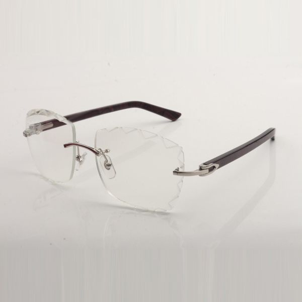 

new design cut clear lens spectacle frames 3524028 aztec temples size 56-18-140mm express, Silver