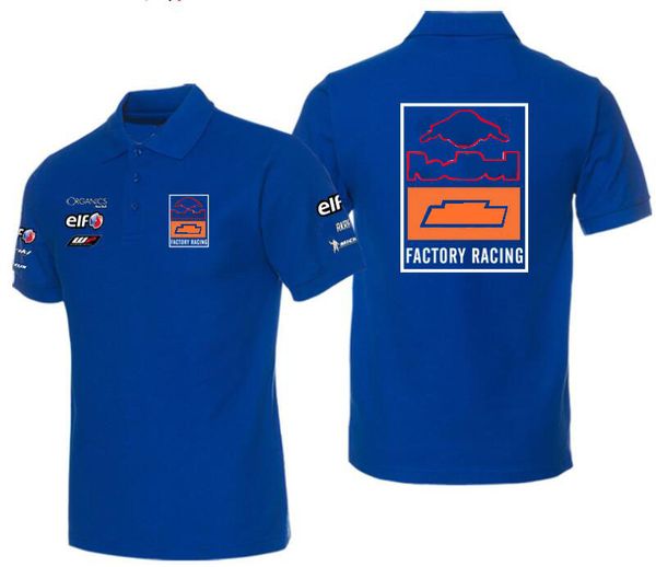 

2022 new f1 team polo suit summer motorcycle lapel t-shirt