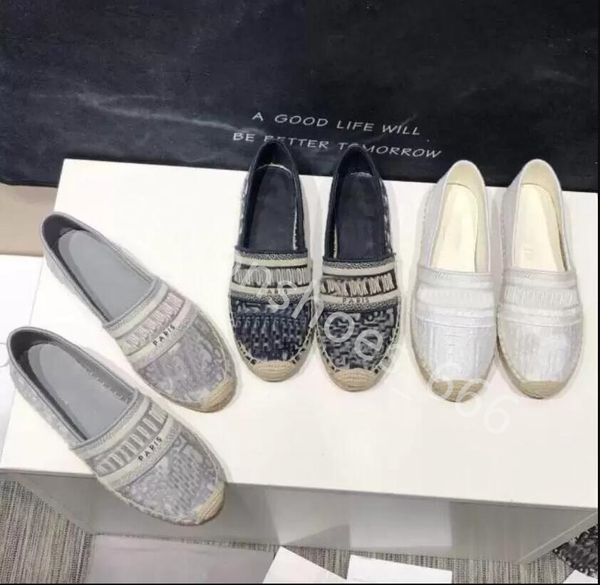 

casual shoes women espadrilles summer ladies flat beach half slippers fashion woman loafers fisherman canvas shoe with box size 35-41 31colo, Black