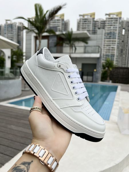 

new men's paris genuine casual shoes leather lace-up sports shoes men running shoes fashion sneakers flat shoes designer leather 0702, Black
