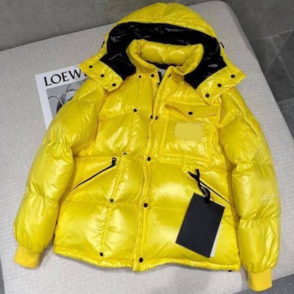 

winter men women down coats designer jackets puffer down parkas thick long sleeve letters badge outerwear jacket fashion windbreaker multi s, Black