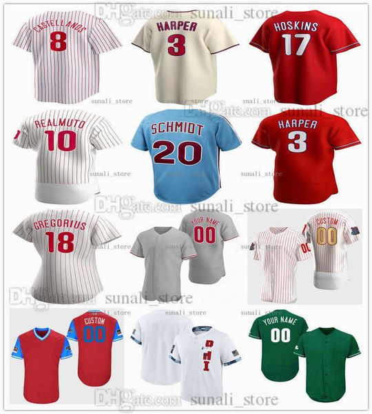 Jam Baseball Jersey Bryce 3 Harper 8 Nick Castellanos 12 Kyle Schwarber 10 J.T. Realmuto 17 Rhys Hoskins 27 Aaron Nola 18 Didi Gregorius 2 Jean