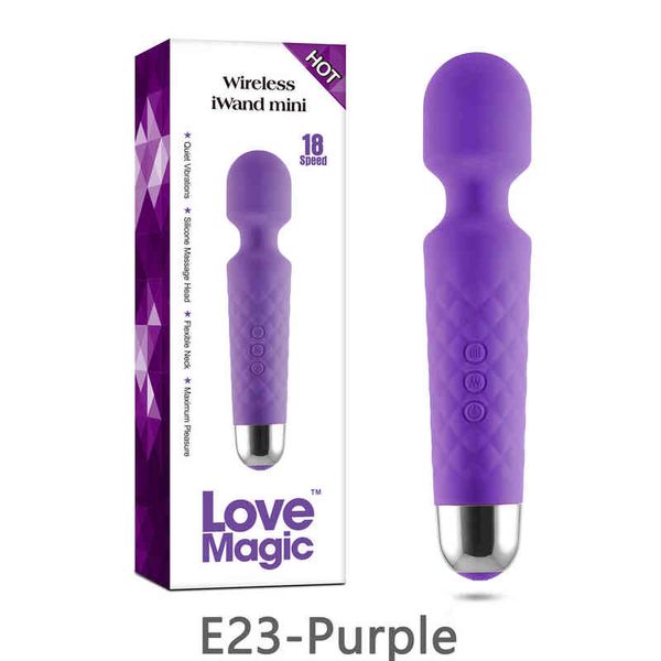 NXY Vibrators Wireless Rechargeable Sex Adult Toy Personal Av Vibrating Magical Wand Massager Vibrator 0411_voghion.com