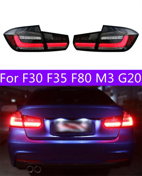 

auto goods taillight for f30 f80 m3 tail light g20 type f35 rear lamp led drl running lights fog taillights turn signal driving lights