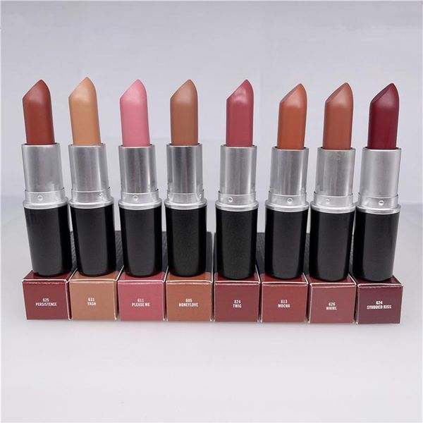 

quality 2022 new matte lipstick luster lipsticks frost lips long lasting nude velvet 3g waterproof sweet smell with engli349s