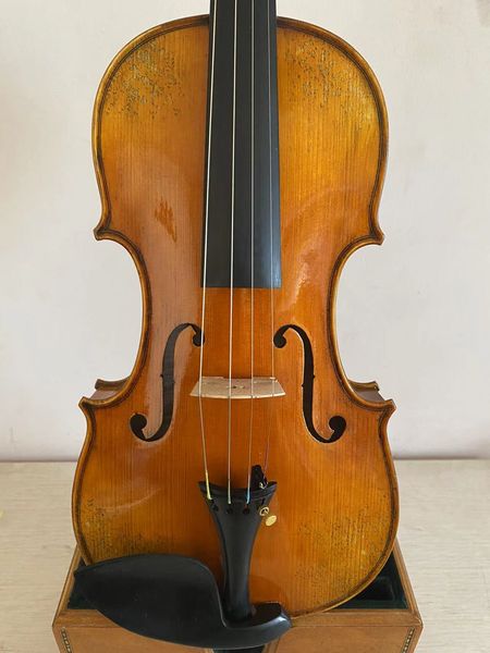 

4/4 size violin hopf model old spruce flamed maple back