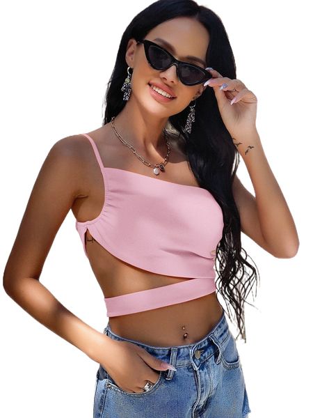 

cut out ruched one shoulder x4wg#, White