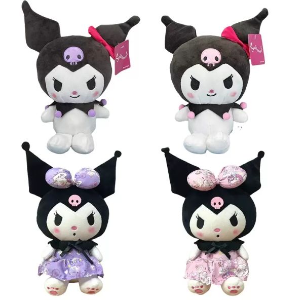 

cartoon anime 25cm kuromi plush toys doll lolita princess dress melody cute little devil ragdoll doll