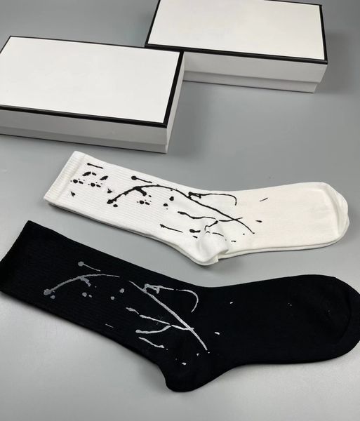 

men's socks skate crew men sport bandanas sock streetwear hip hop 2 pairs/box, Black