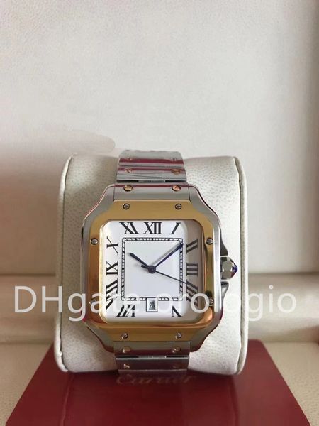 

2022 new elegant fashion men's and women's watch stainless steel strap imported quartz movement waterproof254w, Slivery;brown