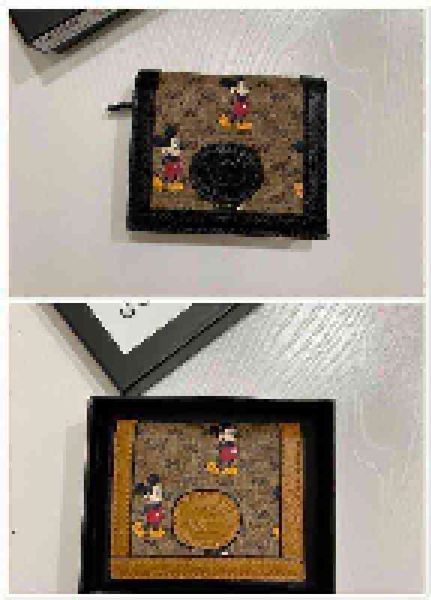 

luxury bags brand wallet short wallet 602532 letter embossing canvas webbing ophidia pocket card pack real leather ary coin purse horse, Red;black