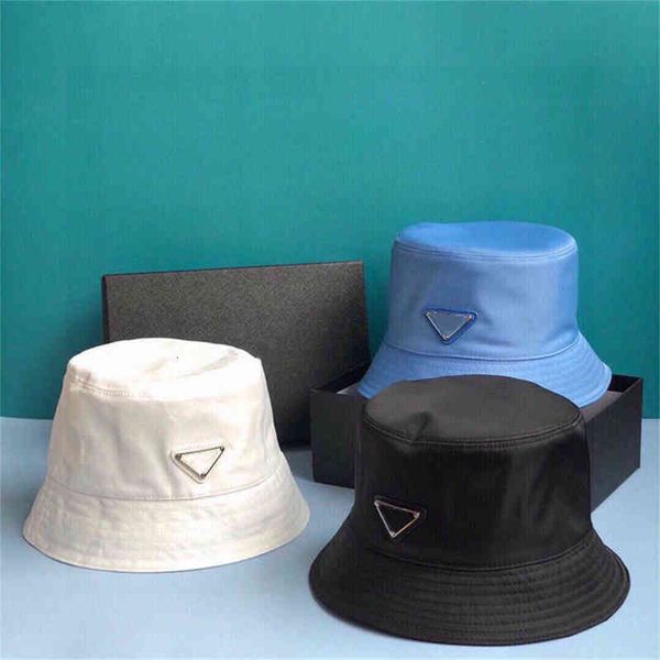 

wholesale bucket hat designer cap for men woman baseball caps beanie casquettes fisherman buckets hats patchwork summer sun, Blue;gray