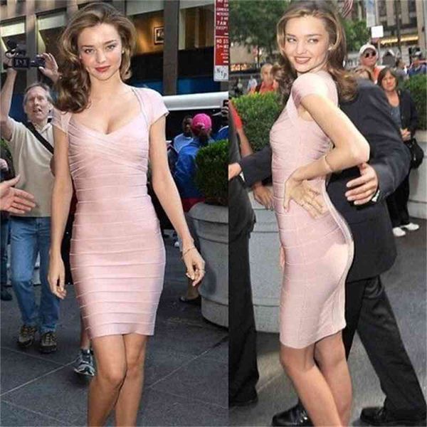 

beaukey sweetheart neckline bandage party bodycon dress mini short sleeve slim elegance office lady dress black blue pink dress 210414, Black;gray