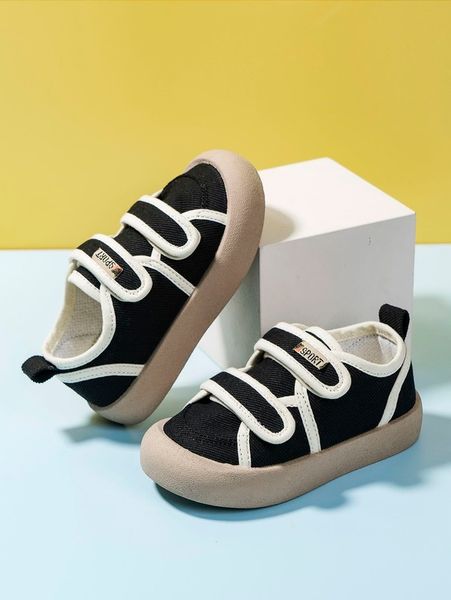 

kids letter patch skate shoes she, Black