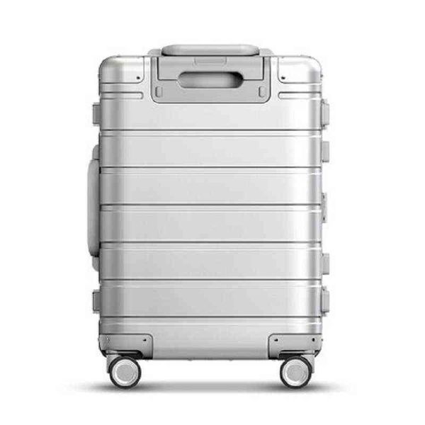 Aluminummagneium xm Rolling Luggage Dight Spinner Luxury Brand Quality Hightravel Чизнь J220707
