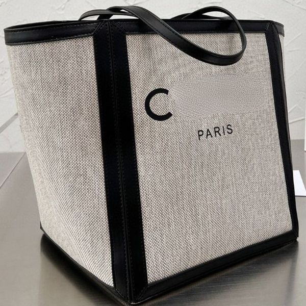 

ins selling large capacity shopping bag ce 22 line brand new arc de triomphe canvas shoulder bags casual vacation handbag