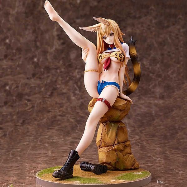 

huiya01 japanese anime native pink cat mitaro tony savana wilder 1/7 scale pvc action figure game statue collectible model toy doll gift q07
