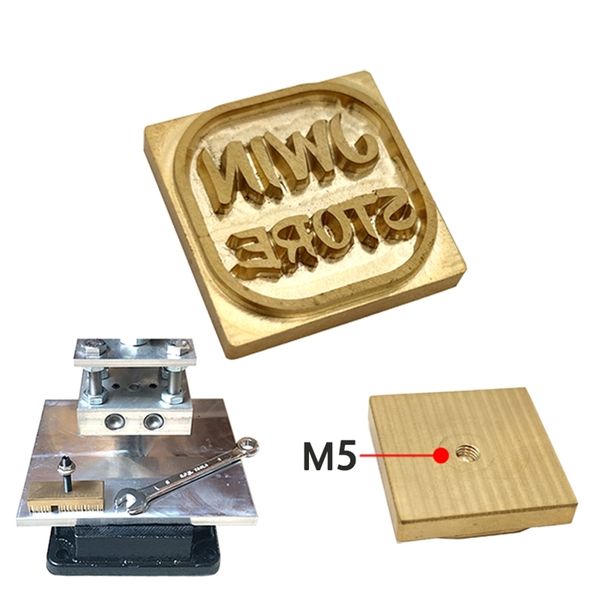 Timbro Eming personalizzato per stampaggio in ottone rame e ottone per abbronzatura Macchina per cottura in legno, pelle, torta, pane 220627