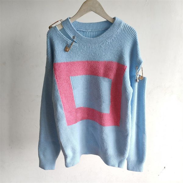

sweaters woollen fall girls wool pullover with letter knit shirt super elastic fashion clothes sweater, White;black