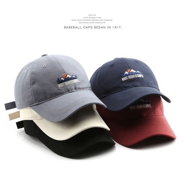 

sleckton cotton baseball cap for women and men summer visors sun caps fashion embroidery hats casual hat bonnet 220811, Blue;gray