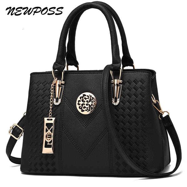 

newposs famous designer brand women leather handbags 2022 luxury ladies hand purse fashion shoulder bags