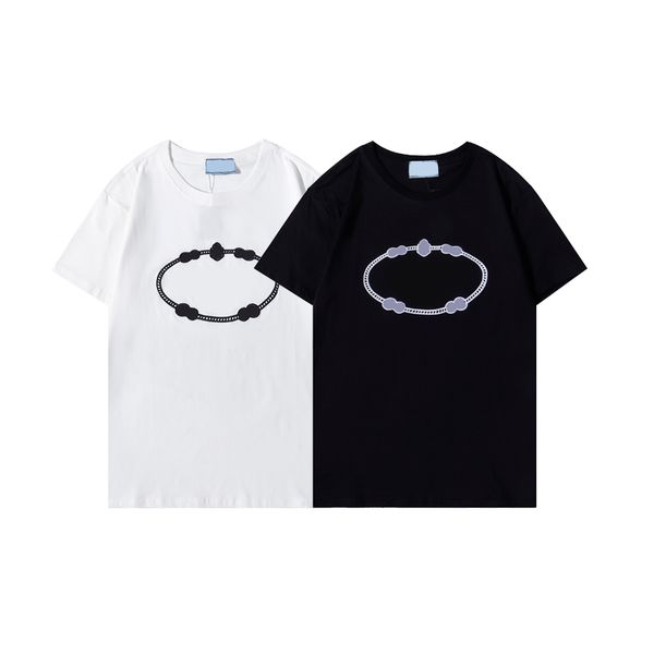 

fashion men's t-shirts 22s summer street trend designer sweatshirts loose casual cotton polo shirts high quality, White;black