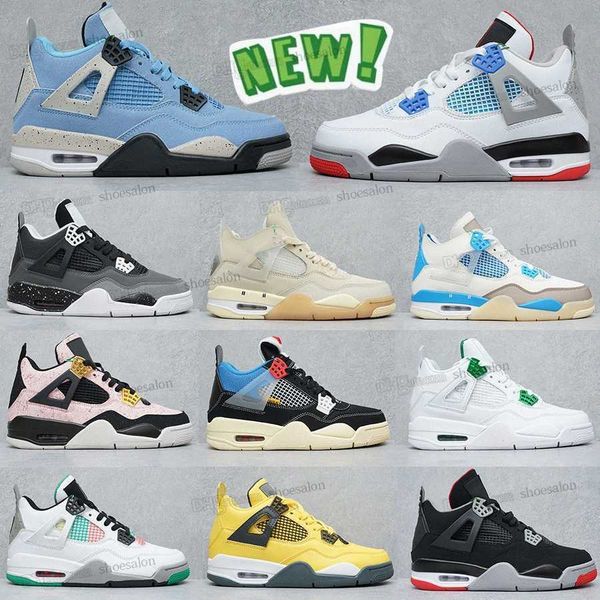 

2022 sail oreo university blue 4 4s mens basketball shoes fire red thunder white cement black cat bred infrared zen master wild things 0eul#