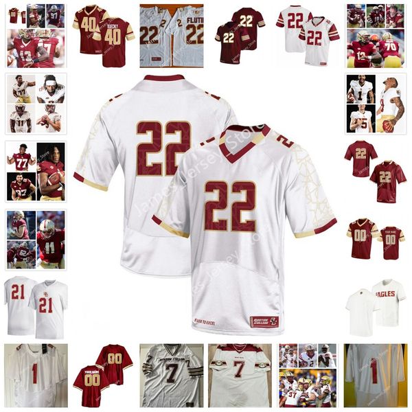 

ncaa doug flutie jersey custom boston college eagle football jerseys 75 kevin pyne 74 finn dirstine 24 pat garwo iii 15 jalen cheek 11 shitt, Black