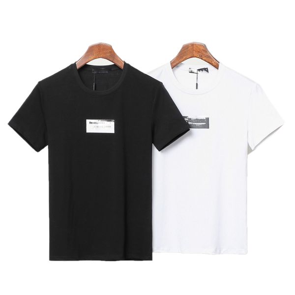 

2022 t shirt designer men women letter print clothing summer short sleeve shirts men casual, White;black